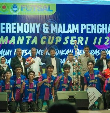 Wabup Ketapang Hadiri Penutupan SMANTA Cup Seri II