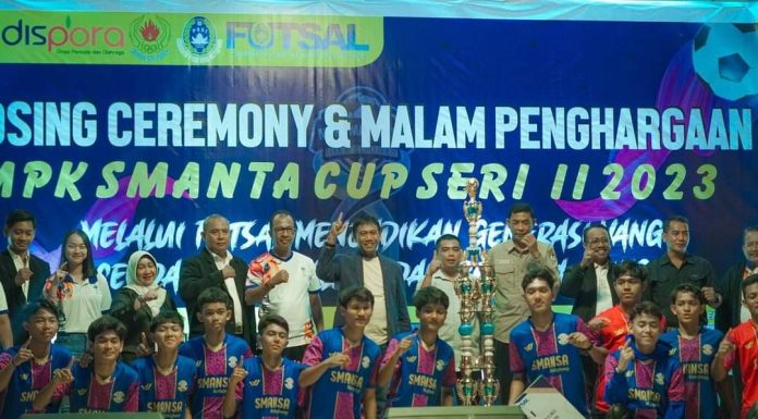 Wabup Ketapang Hadiri Penutupan SMANTA Cup Seri II