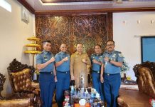 Sekda Terima Kunjungan Silaturahmi Danlanal Ketapang