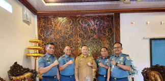 Sekda Terima Kunjungan Silaturahmi Danlanal Ketapang