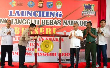 Bupati Ketapang Harapkan Kelurahan Sukaharja Dapat Jadi Contoh Bagi Kampung Lain Sebagai Kampung Tangguh Bebas Narkoba