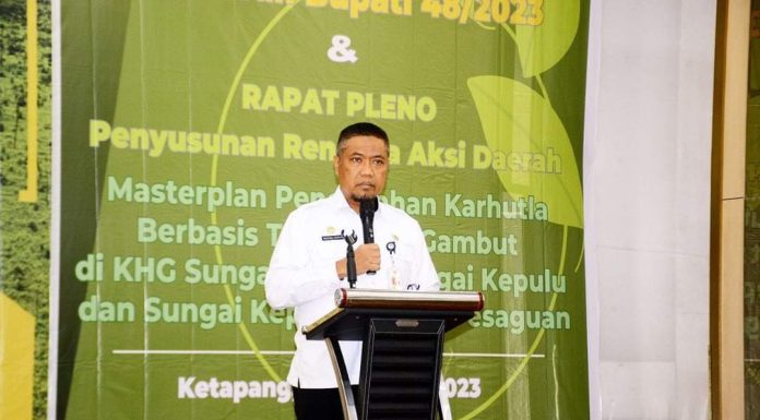 Pemkab Ketapang Sosialisasi Peraturan Bupati dan Pleno Penyusunan Master Plan Pencegahan Karhutla