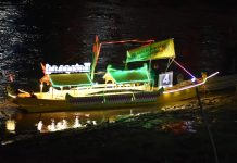 Ketapang Tampilkan Keriang Bandong Perahu Lancang Pelang Prabu Jaya Pada Malam Taaruf dan Karnaval MTQ XXXI