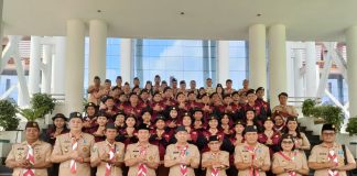 Samuel Lepas Peserta Raimuna Nasional Pramuka Ke -XII