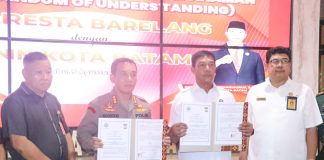 Polresta Barelang Bersama BNN Kota Batam MoU Pencegahan dan Pemberantasan Narkoba