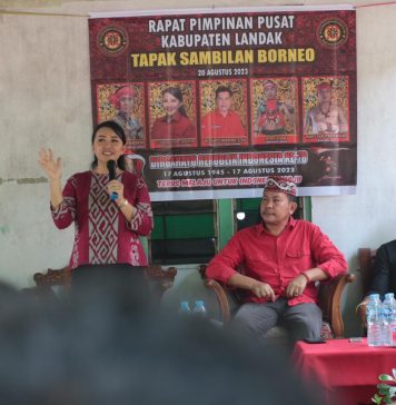 Karolin Dukung Tapak Sambilan Borneo Melestarikan Budaya Dayak
