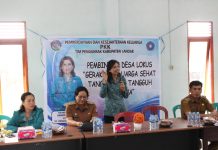 Desa Tiang Tanjung Mempawah Hulu Menjadi Desa Lokus Gerakan Keluarga Sehat Tanggap dan Tangguh Bencana