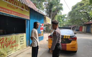 Anggota Polsek Batu Ampar Rutin Patroli Daerah Rawan Tindak Kriminalitas