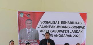 Jalan Penghubung Pakumbang – Sompak Akan Segera Direhab