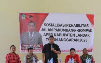 Jalan Penghubung Pakumbang – Sompak Akan Segera Direhab