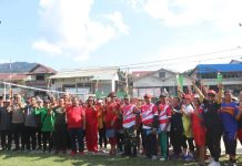 Heri Saman Buka Turnamen Bola Voli Koramil Cup II di Pahuman