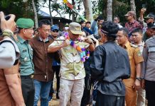 Pelantikan PKK Kecamatan dan Desa Harapan Baru Kecamatan Air Upas, Bupati Martin : Bekerja Sesuai Dengan Tugas