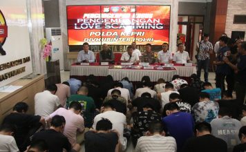 Kasus Love Scamming di Batam Petugas Amankan Sejumlah WNA China