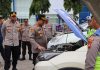 Kapolres Landak Cek Kendaraan Dinas Polres Jelang Persiapan Pemilu 2024