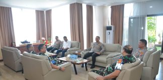 Danpuspom TNI Gelar Silaturahmi Bersama Kapolda Kepri