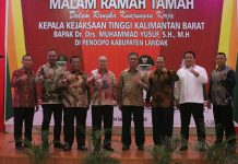 Pemkab Landak Gelar Malam Ramah Tamah Kunker Kepala Kejati Kalbar