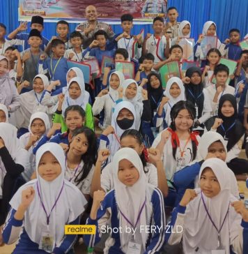 Tanamkan Nilai Pancasila, Polres Bintan Edukasi Pelajar di SMPN 1 Kijang