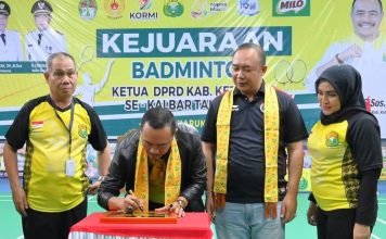 Sekda Ketapang Apresiasi Kejuaraan Badminton Piala Ketua DPRD