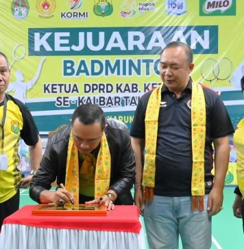 Sekda Ketapang Apresiasi Kejuaraan Badminton Piala Ketua DPRD
