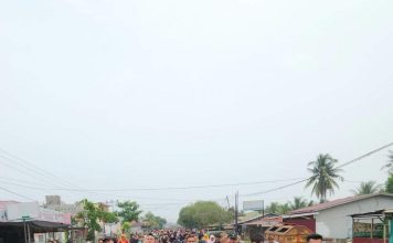 Sekda Ketapang Hadiri Jalan Sehat Rangkaian HUT Ke 78 TNI
