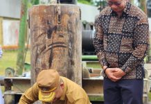 Sekda Ketapang Letak Batu Pertama Pembangunan Asrama Bintang Kejora Baru