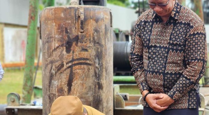 Sekda Ketapang Letak Batu Pertama Pembangunan Asrama Bintang Kejora Baru