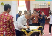 Sekda Ketapang Hadiri Workshop Evaluasi Pengelolaan Keuangan dan Pembangunan Desa