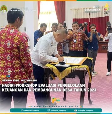 Sekda Ketapang Hadiri Workshop Evaluasi Pengelolaan Keuangan dan Pembangunan Desa