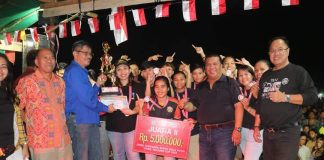 Heri Saman Tutup Turnamen Sepak Bola di Tiang Tanjung