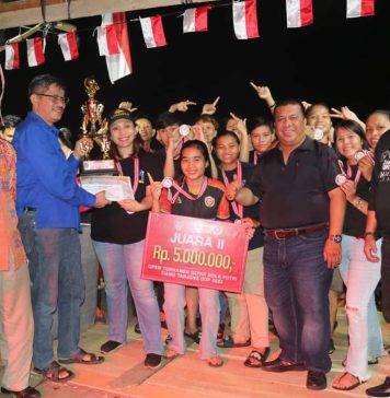 Heri Saman Tutup Turnamen Sepak Bola di Tiang Tanjung