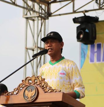 Wabup Ketapang Buka Sport Tourism Volley Pantai se Kalbar