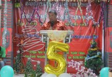 Heri Saman Hadiri Ibadah HUT GKTI Reformasi Antan Ke -5 Tahun