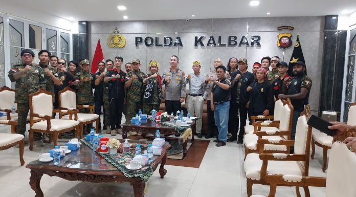 Sejumlah Ormas Datangi Polda Kalbar Sampaikan Aspirasi dan Keprihatinan Tragedi Penembakan di Seruyan