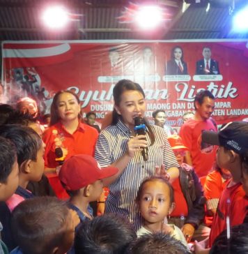 Dihadapkan Warga Desa Sungai Kelik, Karolin Sampaikan Pentingnya Politik Bagi Pembangunan