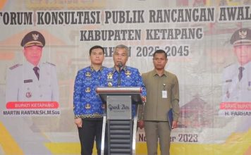 Bupati Ketapang Buka Konsultasi Publik Rancangan Awal RPJPD Tahun 2024-2025