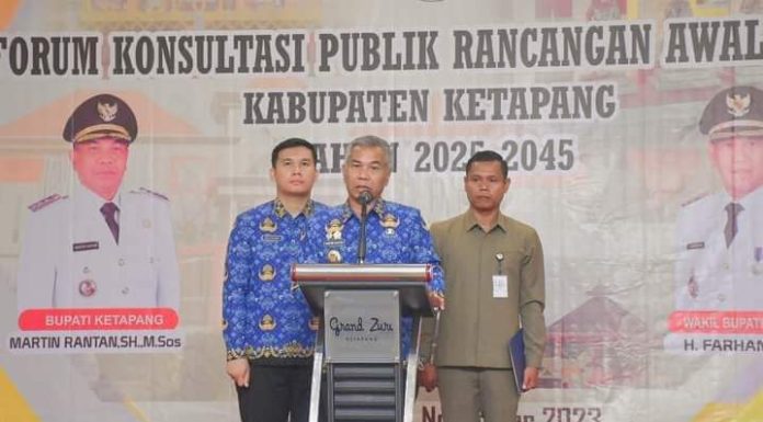 Bupati Ketapang Buka Konsultasi Publik Rancangan Awal RPJPD Tahun 2024-2025