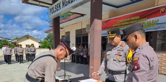Kapolsek Ngabang Berganti Dari Kompol Wahyu Hartono Ke AKP Prambudi Priyanggoda