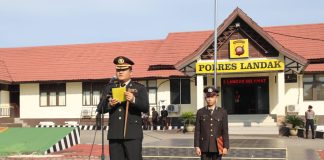 Kapolres Landak Minta Anggota Polri Terus Kobarkan Semangat Kepahlawanan