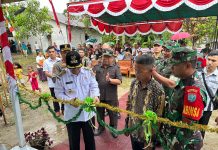 Karya Bakti TNI Kodim 1201/Mempawah di Desa Selutung Berakhir