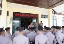 30 Personel Polres Landak Diterjunkan Amankan Kongres HMI dan Munas Kohati di Pontianak