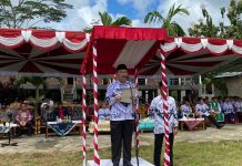 Samuel Jadi Inspektur Upacara Pada Peringatan Hari Guru Nasional dan HUT PGRI Ke – 78