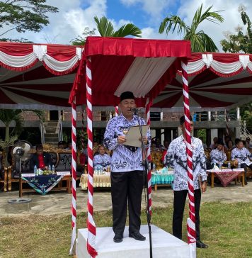 Samuel Jadi Inspektur Upacara Pada Peringatan Hari Guru Nasional dan HUT PGRI Ke – 78