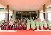 Kapolres Landak Hadiri Peresmian Kodim 1210/LDK
