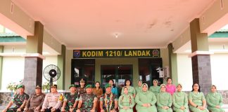 Kapolres Landak Hadiri Peresmian Kodim 1210/LDK