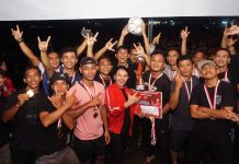 Karolin Tutup Turnamen Banteng Cup Binua Nahaya