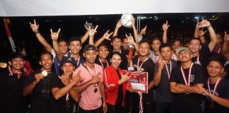 Karolin Tutup Turnamen Banteng Cup Binua Nahaya