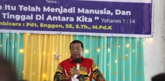 Heri Saman Hadiri Perayaan Natal Daerah V GPPIK dan Natal Jemaat Tasik Galilea Antus
