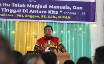 Heri Saman Hadiri Perayaan Natal Daerah V GPPIK dan Natal Jemaat Tasik Galilea Antus