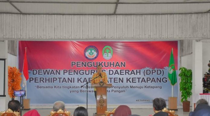 Pengurus Perhiptani Dilantik, Ini Harapan Sekda Ketapang