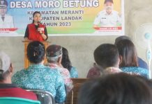 Desa Moro Betung Jadi Desa Ke Enam di Landak Launching ODF Stop BABS
